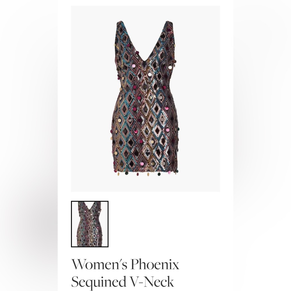 Women’s Ramy Brook sample
Strapless dress size 0-2 $750 Multicolor Sequin Dress